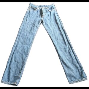 Acne Studios Bla Konst 1997 Dark Blue Trash Denim FW18 Jeans Women’s  27x34